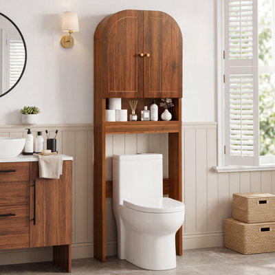 70"H Freestanding Over The Toilet Storage