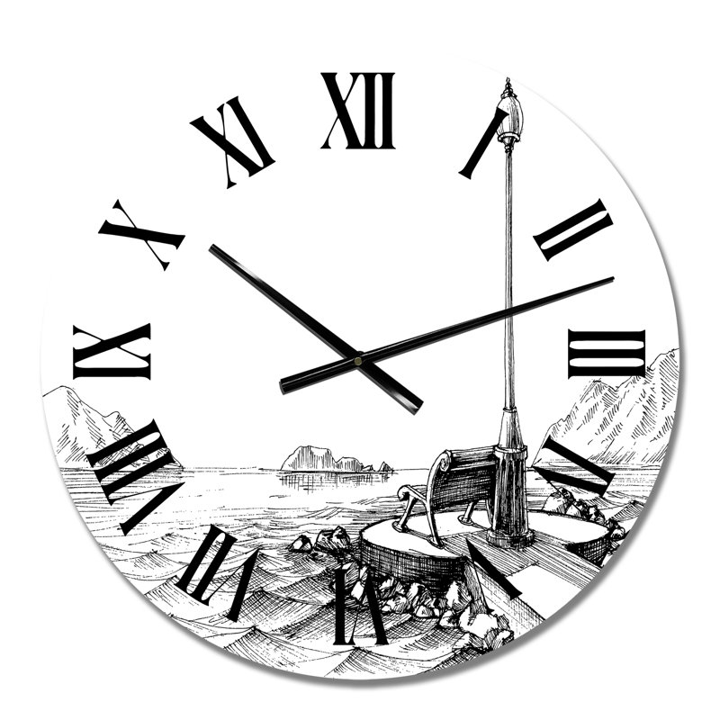 Horloge murale très grande, Moyen
