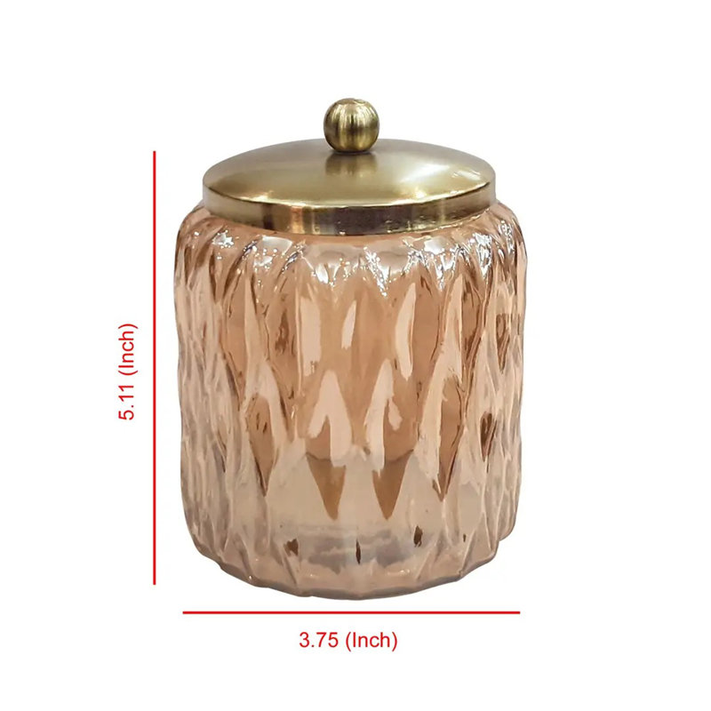 Pot de rangement Glacier Amber, Amber