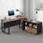 63" Executive Desk with File Cabinet