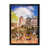 Impression noire sur toile encadrée sélectionné