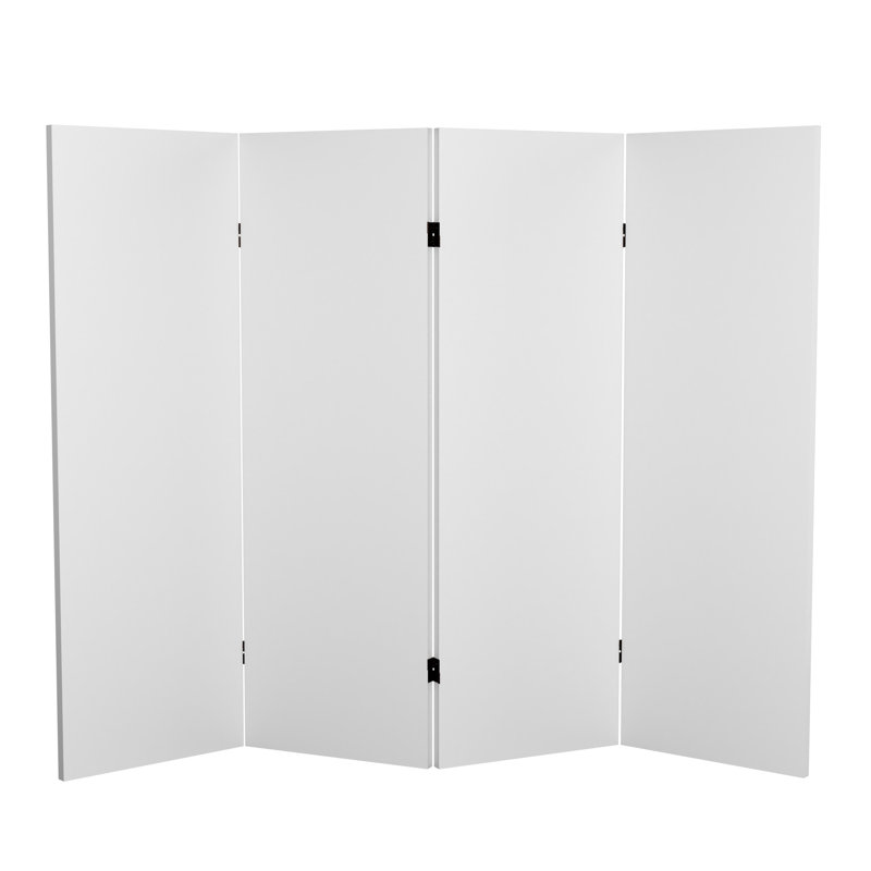 Paravent haut en toile Tall Nayome, 4, 4 pi