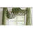 LEA 216 Inches Sheer Sage Lace Window Scarf for Vintage Decor-93022120-125524764