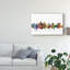 « galway ireland horizon ii », impression sur toile tendue en blanc-771202335