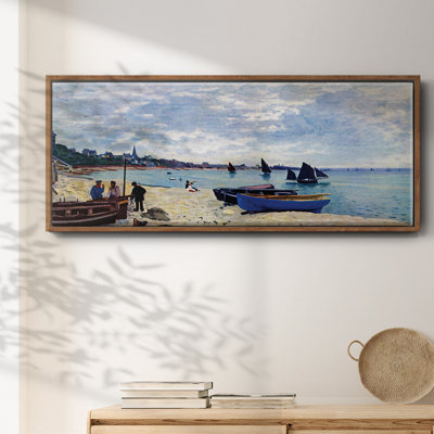 " The Beach At Sainte Adresse #2 " by Claude Monet