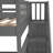 Gray Stairway Bunk Bed With Storage & Guard Rail. Bedroom, Dorm Furniture. Solid Wood Build. Ample Space. Safe Access. Versatile Use. No Box Spring. 250/300Lbs Capacity. 95.65"L X 58.07"W 63.1"H.