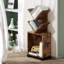 Bayarmaa 67cm H x 30cm W Geometric Bookcase