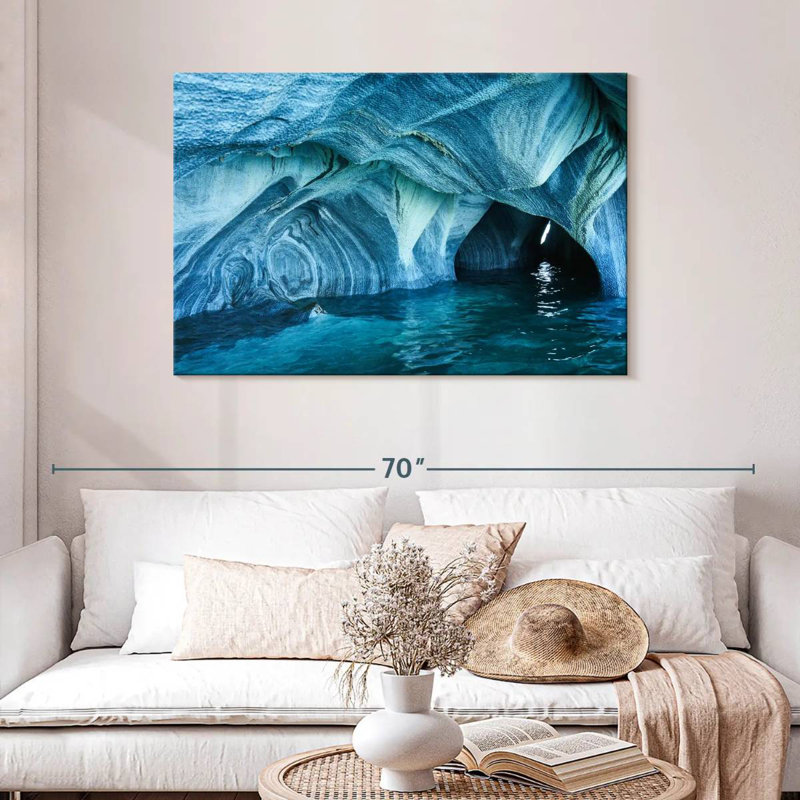 Alvord Patagonia Marble Cave, H 30 po x l 45 po