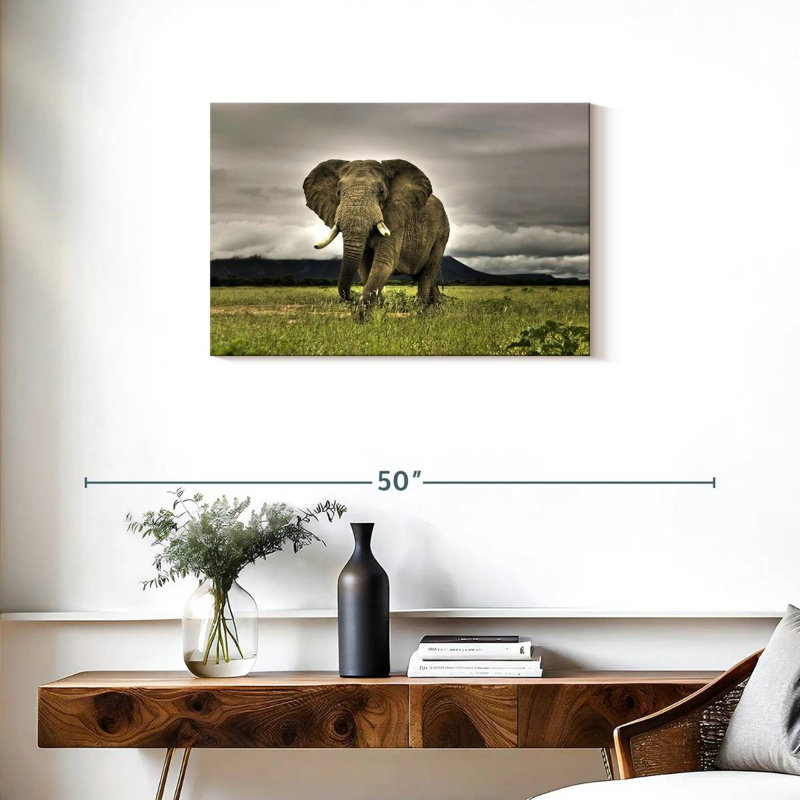 Brampt Elephant Landscape, 20" H x 30" W