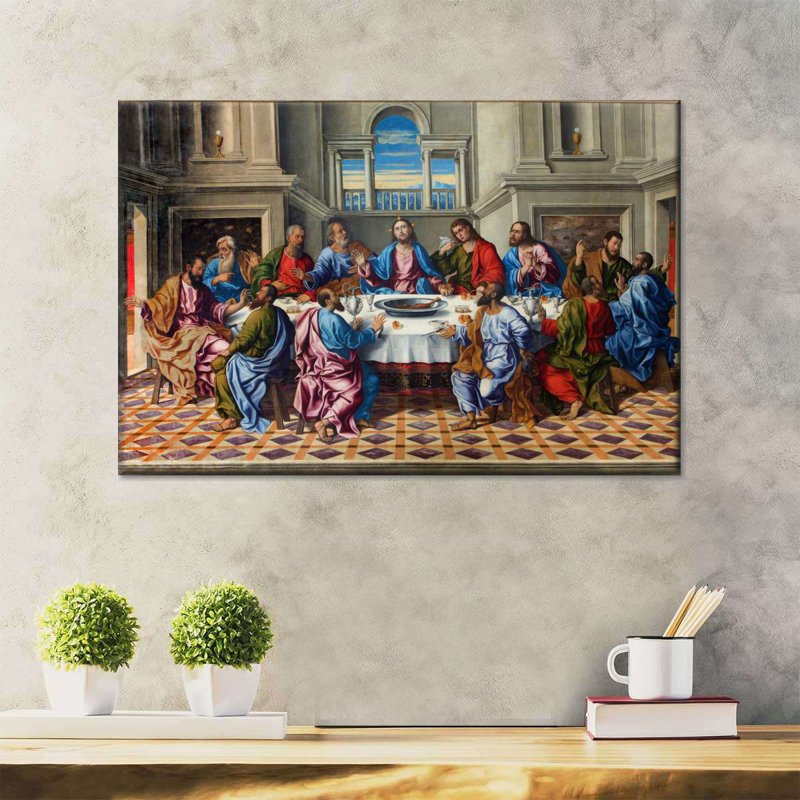 «Last Supper The final souper», reproduction sur toile, H 8 po x l 12 po x P 1 po