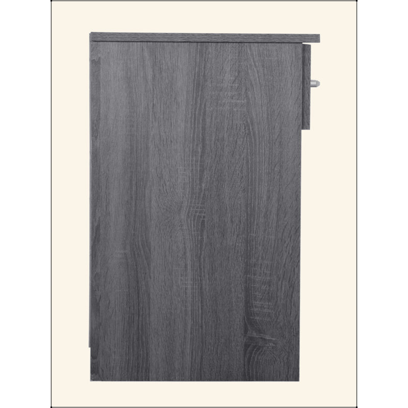 Table de chevet Lindsey, gris