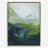 Serene Green Framed Abstract Art