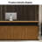 Bar Counter with Wine Storage & Cabinet, Reception Bar Table for Home & Commercial Use-106711064