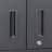 Wall-Mounted Tool Storage Cabinet With 2 Locking Door