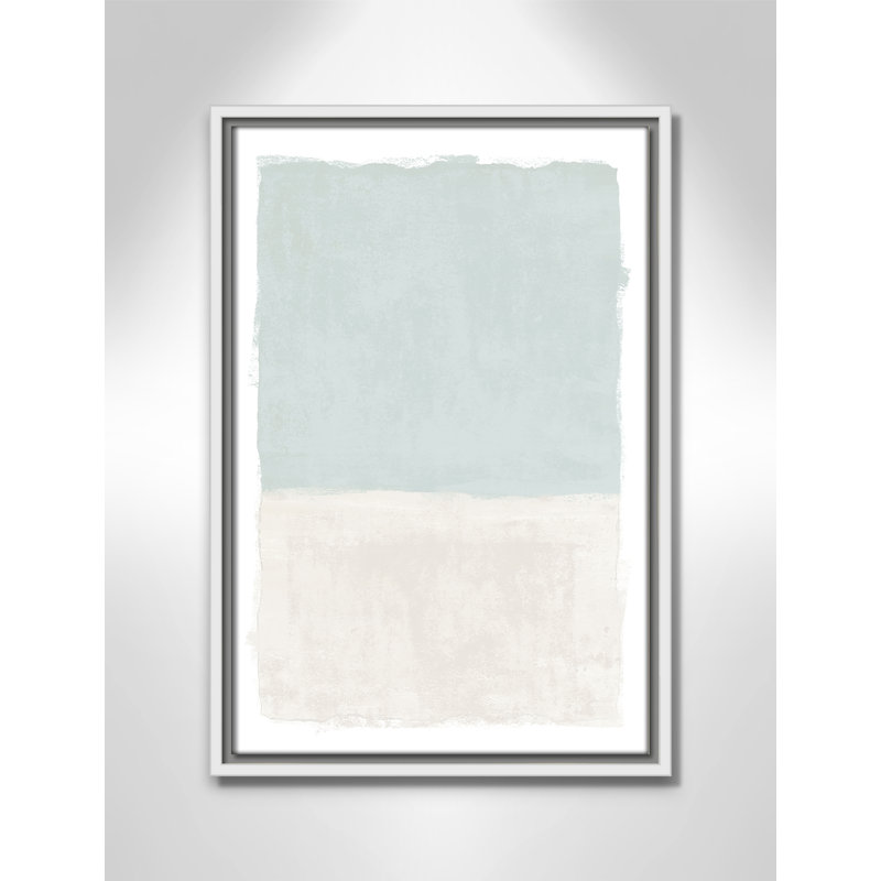 «Ocean Tides I Print» par Natalie Carpentieri, White Floater, 13.5'' W x 19.5'' H