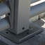 Abri d'extérieur à cadre rigide en aluminium 12 pi x 12 pi avec moustiquaire Sojag-70781801-70781804