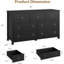 137.2 cm W Chest of 7 Drawers