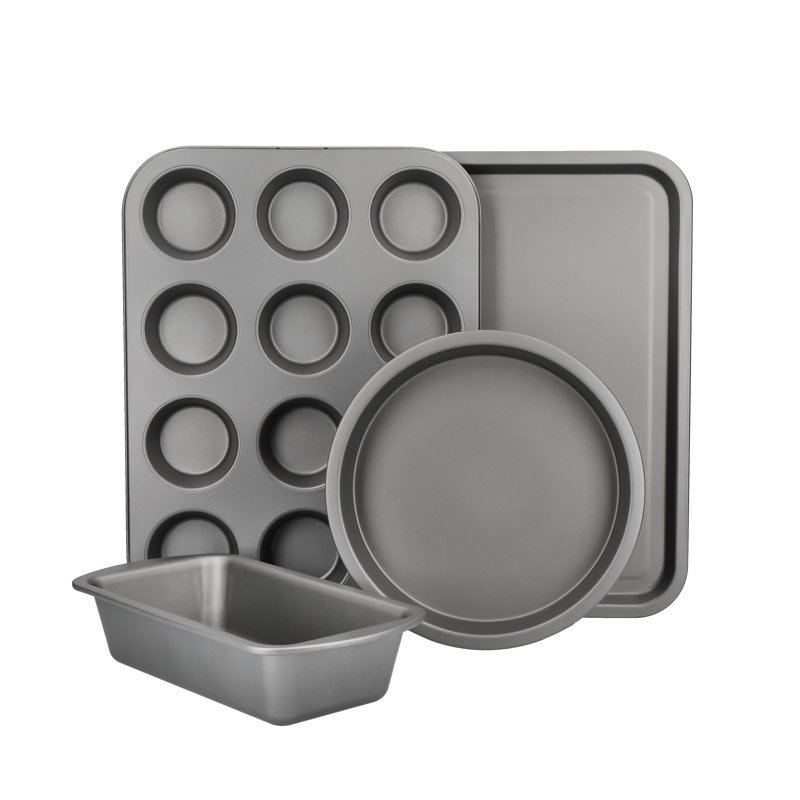 KitchenCraft 4 Piece Non-Stick Steel Bakeware Set