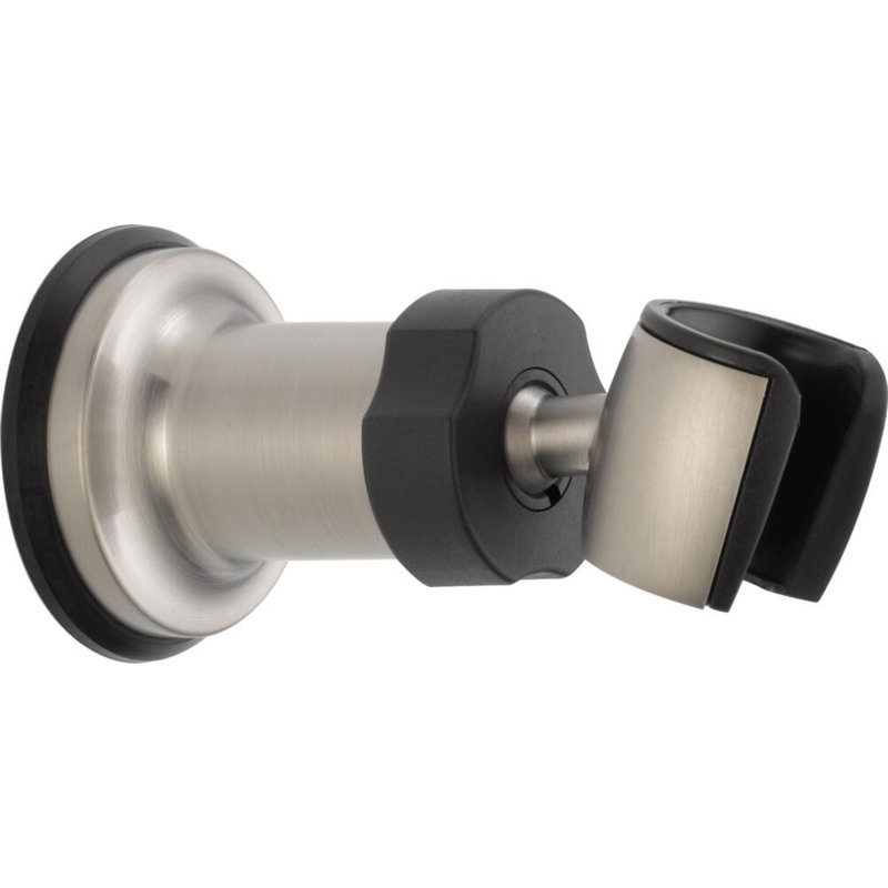 Universal Showering Components Adjustable Wall Mount, Brilliance Stainless
