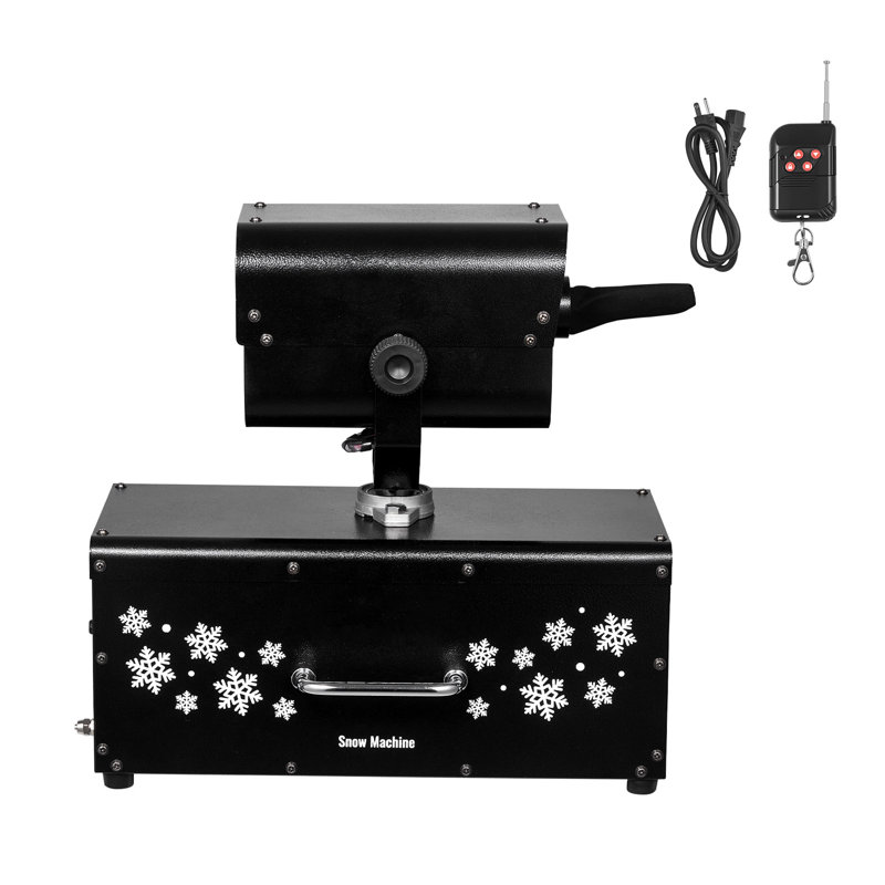 Oscillating Snow Machine 1200W Wireless Remote Fake Snow Maker for Party