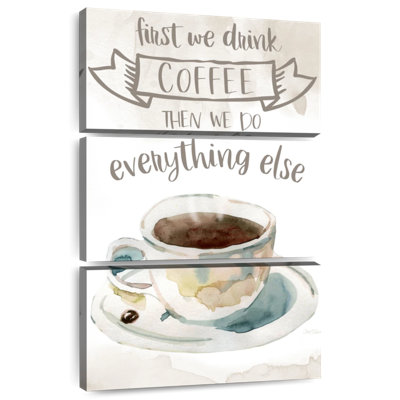 Tergel First We Drink Coffee