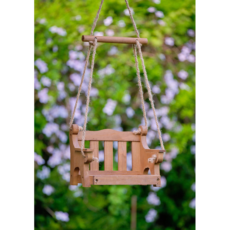 Zariyah Wood Hanging Tray Bird Feeder