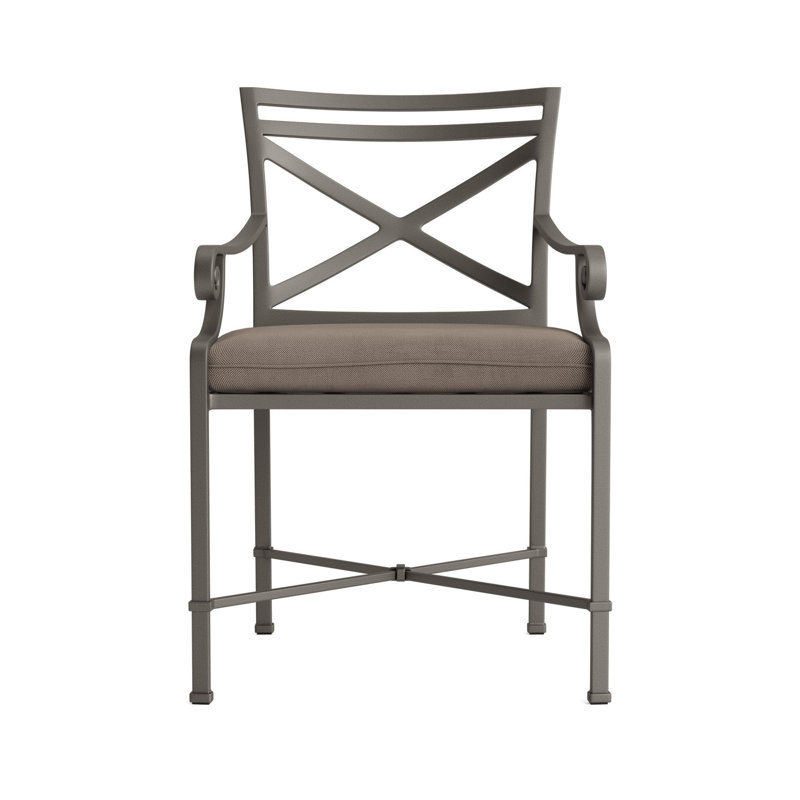 Venetian Outdoor Lounge Chair, Fusion Clay, Mica