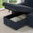 85.8" Pull Out Sleeper Sofa L-Shaped Couch Convertible Sofa Bed with Storage Chaise And Storage Racks-915537455