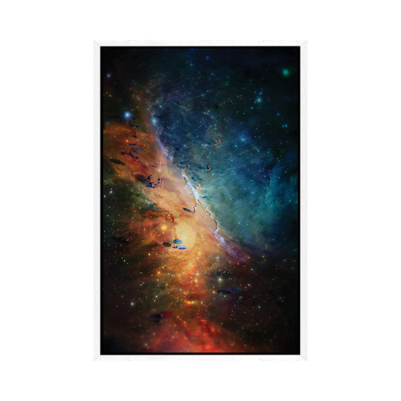 Summer Dream by Nicebleed - Print on Canvas, 101.6cm H x 66.04cm W x 3.81cm D, White Framed