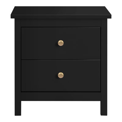 Akeia 50cm W Manufactured Wood Bedside Table