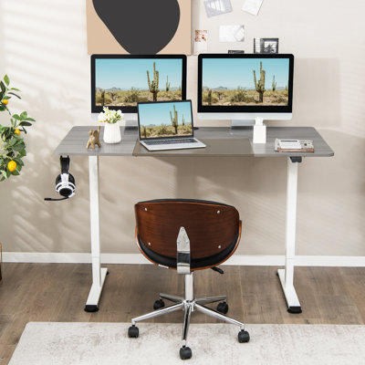 Tona Adjustable Height Steel and Iron Standing Desk