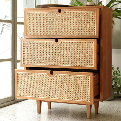 Japanese-style minimalist drawer storage chest