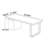 Italian minimalist stone slab desk-2101922947
