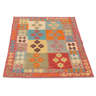 Tapis rouge unique 4 pi x 5 pi 10 po Terraza