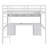 Loft Bed With Desk,Cabinets,Drawers And Bedside Tray,Charging Station-235651846