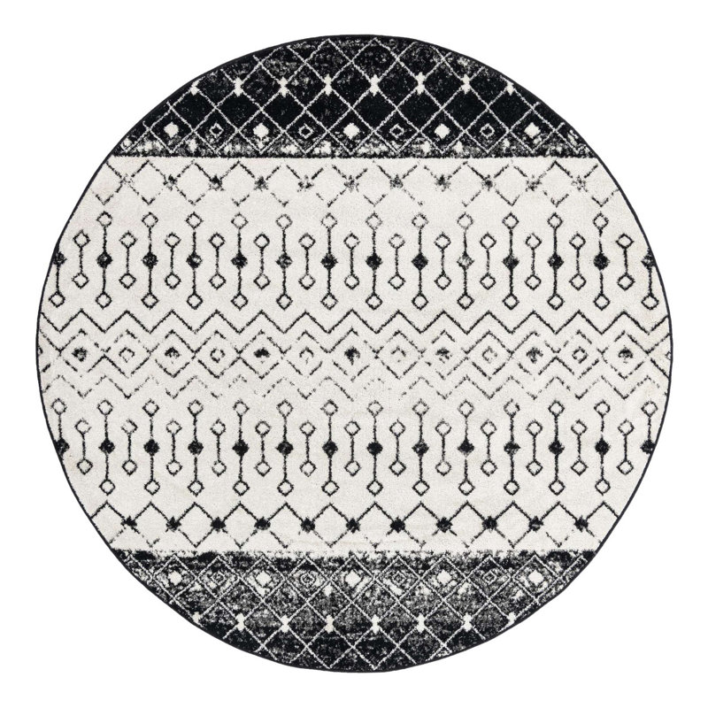 Somerville Moroccan Indoor Rug, Round 7'10"