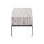 Table basse, L 42 po, rectangulaire, cocktail, plateau relevable, gris, métal noir, contemporain, moderne-125534643