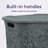Plastic Laundry Hamper with Handles-2119396431