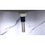Robinet de lavabo de salle de bain à fixation sur comptoir à simple trou avec bonde escamotable et plaque de pont-128615072