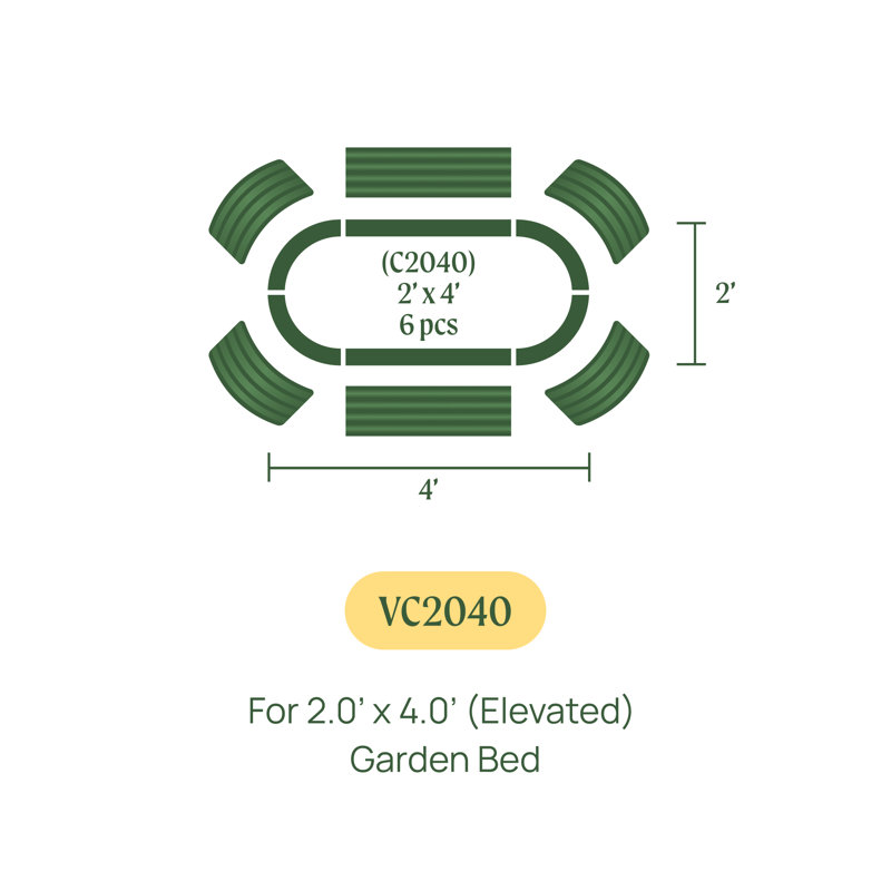 Support à plantes, H 28 po x l 24 po x P 48 po