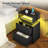 Modern Nightstand With Led Light And Storage