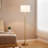Carmeline 63.5" Traditional Adjustable Floor Lamp with Drum Lampshade-1741331143