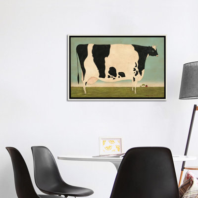 Large Vermont Cow - Framed Wall Art Print