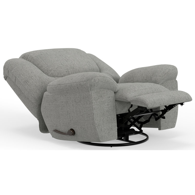 Fauteuil inclinable et pivotant Veria, Gris/beige, Manual