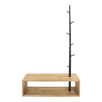 Mines Solid Wood Freestanding Coat Rack