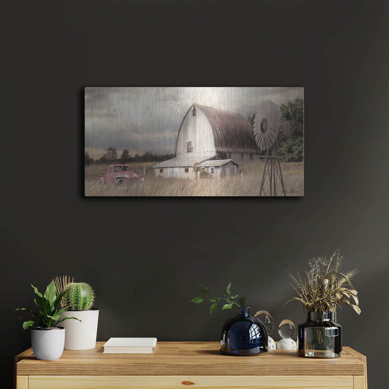 «Henderson Bay Farm» par Lori Deiter, H 12 po x l 24 po