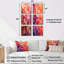 Grecia - ensemble d'art mural en toile florale de 6-950704119-950704118