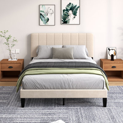 Upholstered Panel Bed