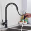 Robinet de cuisine noir mat moderne