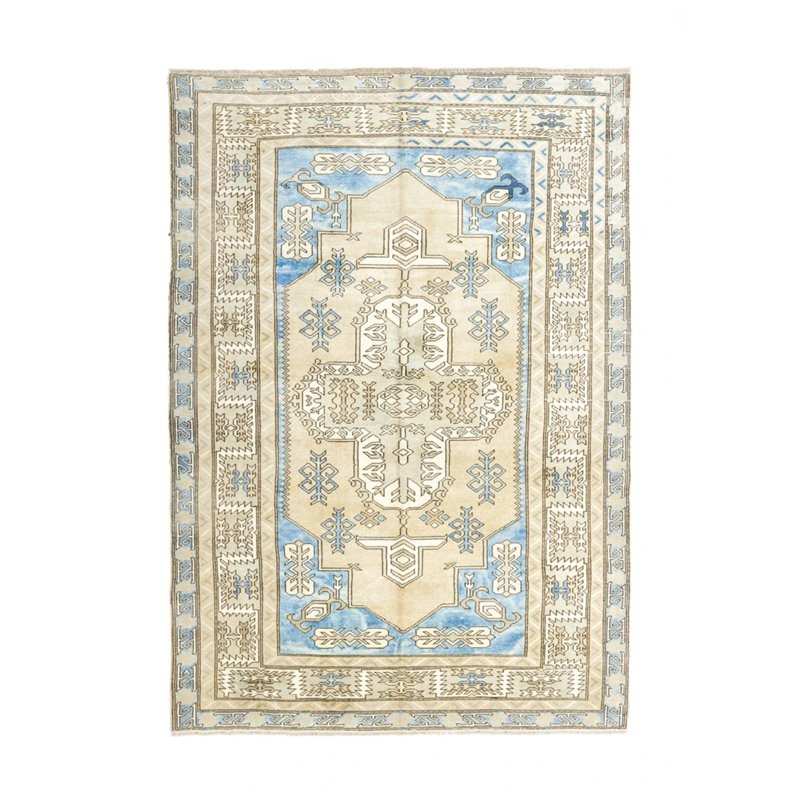 Aegan Vintage One-of-a-Kind 6'7" X 9'8" Wool Area Rug Beige